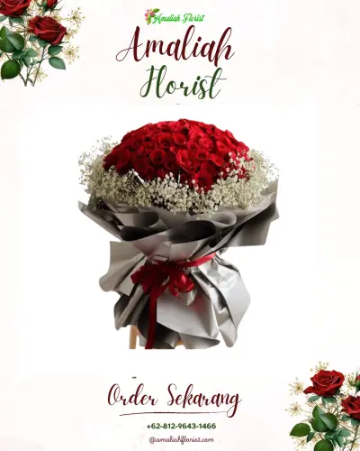 Buket Bunga di Periuk